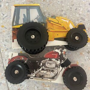DK Big Wheelie Books: Harley Davidson & Construction Loader Board Books